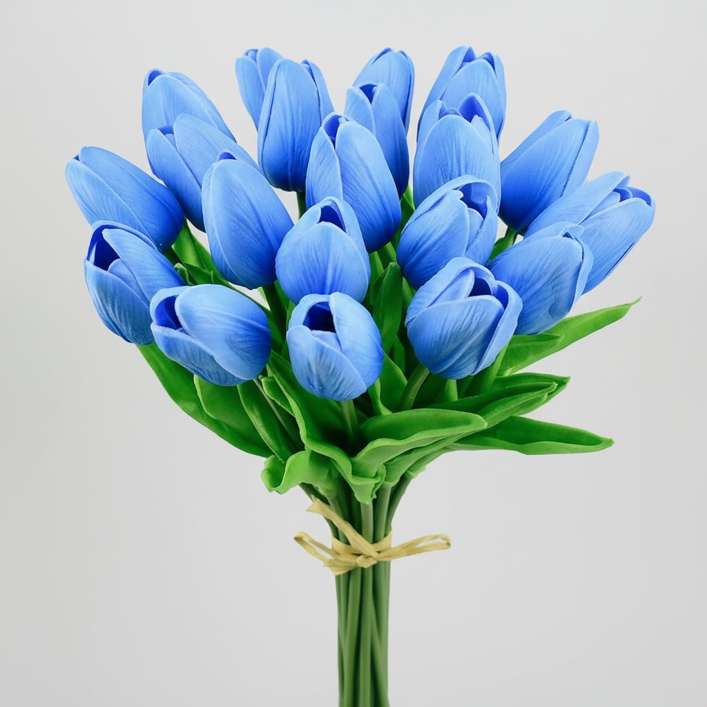 Elegant Faux Tulip Bouquet with Flexible Stems for Every Occasion