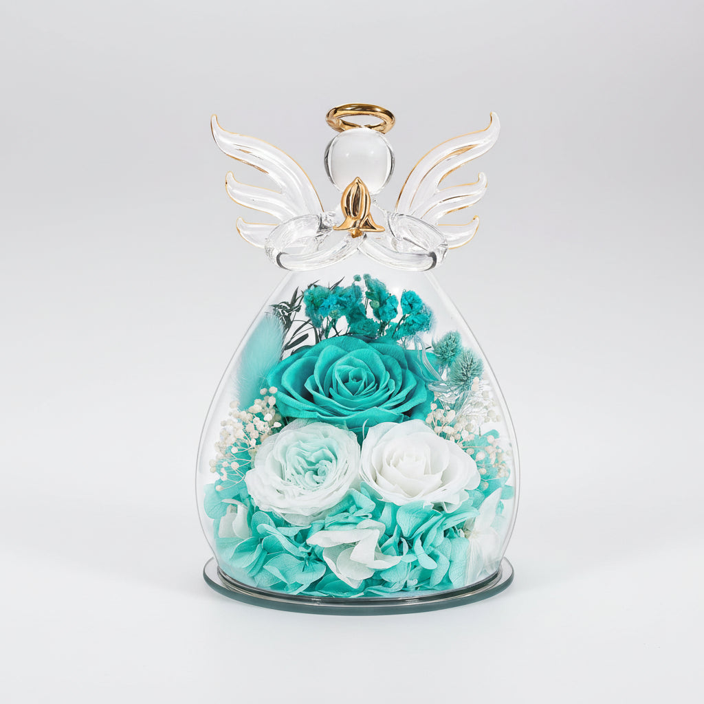 Timeless Rose Guardian in Glass Dome with Soft LED Lighting