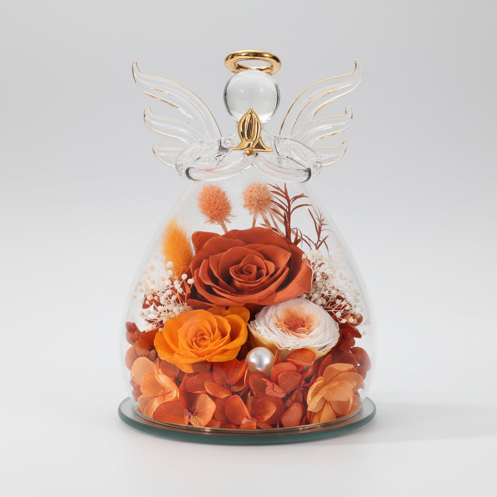Timeless Rose Guardian in Glass Dome with Soft LED Lighting