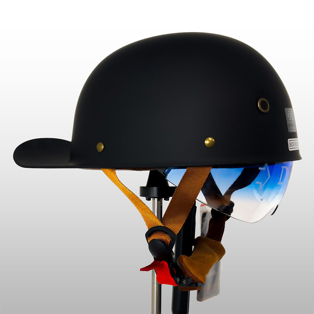 Half-Helmet for Baseball Riding – Comfortable & Certified by DOT and ECE