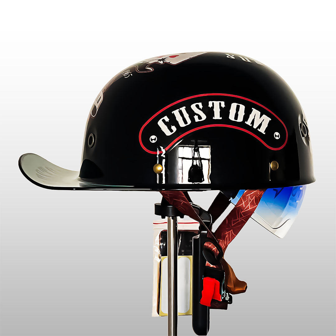 Half-Helmet for Baseball Riding – Comfortable & Certified by DOT and ECE