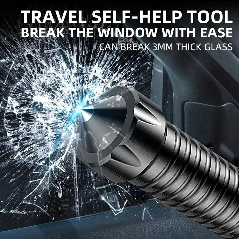 Rechargeable Multi-Functional LED Torch – Bright Light for Safety and Defense