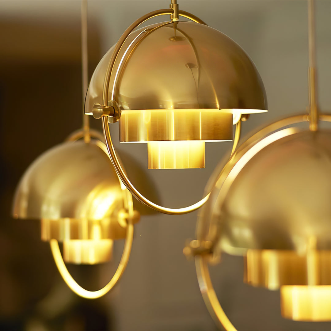 Luna Glow Pendant Light with Elegant Layered Design