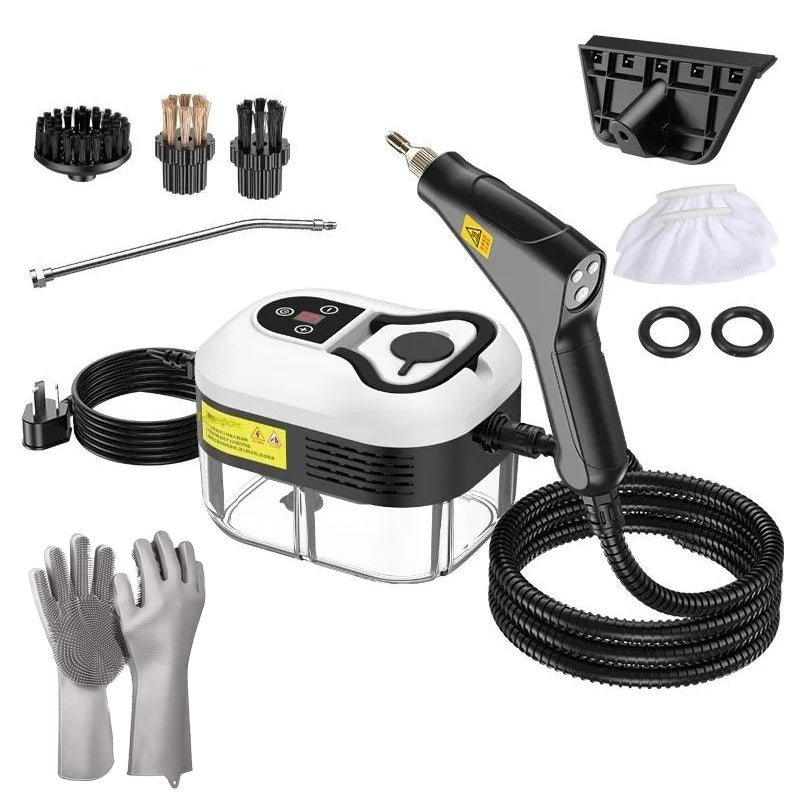 High-Pressure Steam Cleaner for Multi-Surface Cleaning | Quick Heat-Up Tool for Home and Vehicle