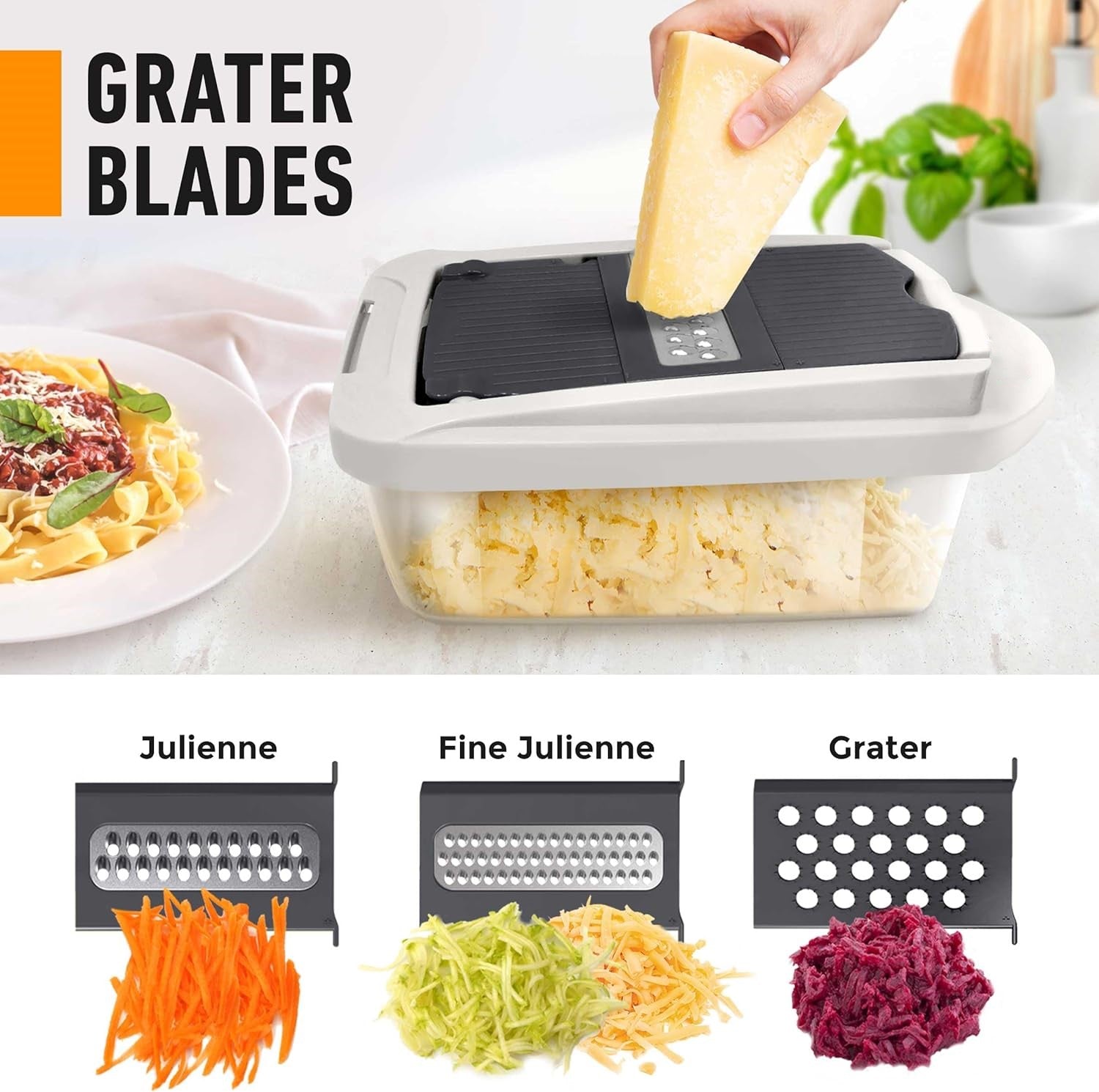 10-in-1 Vegetable Slicing Tool with 8 Blades for Fast Meal Preparation