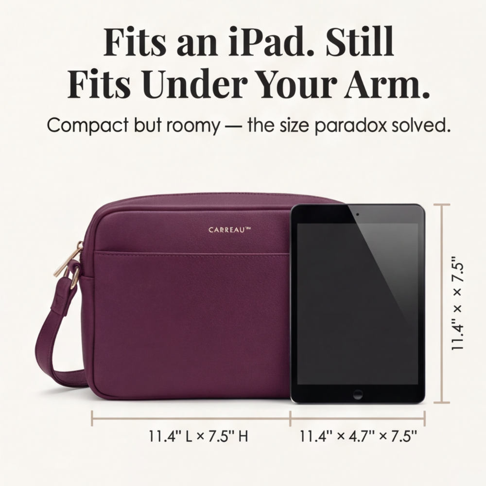 Compact Crossbody Bag with Anti-Theft Pocket | Multi-Pocket Design for Easy Organization