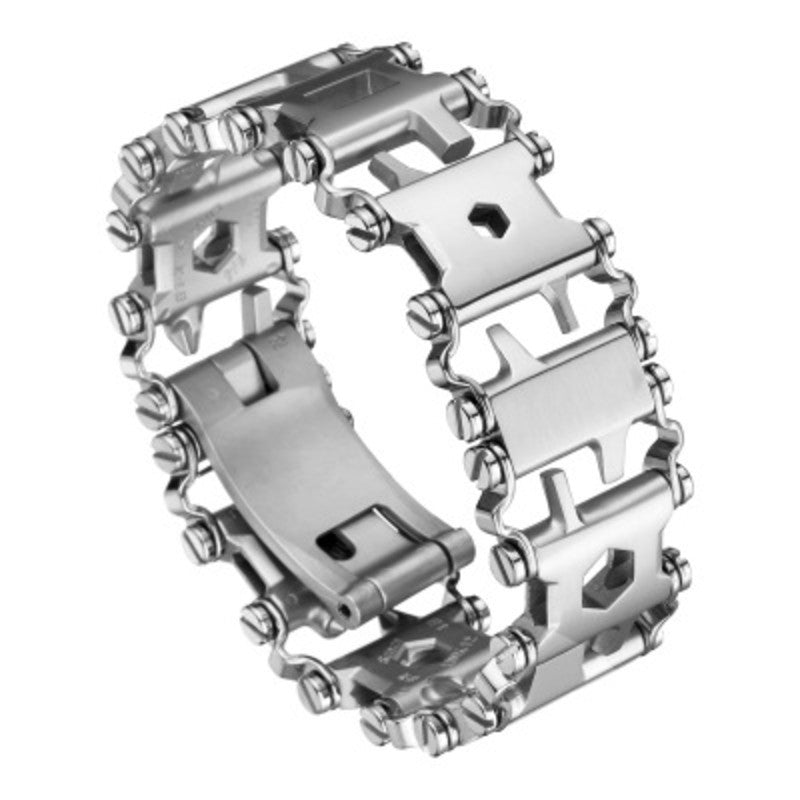 29-in-1 Stainless Steel Watch Band with Hidden Tools – Adjustable Multitool