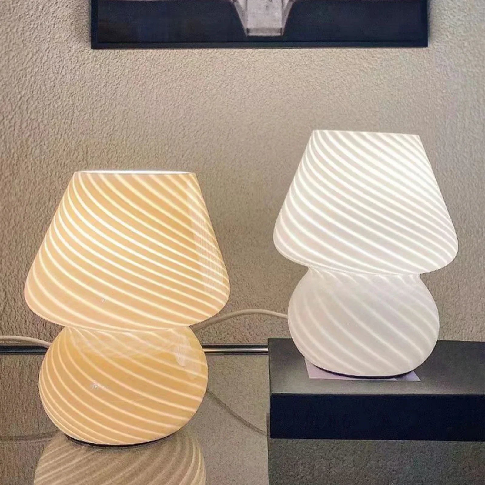Taavita - Stylish Glass Table Desk Lamp with Elegant Design