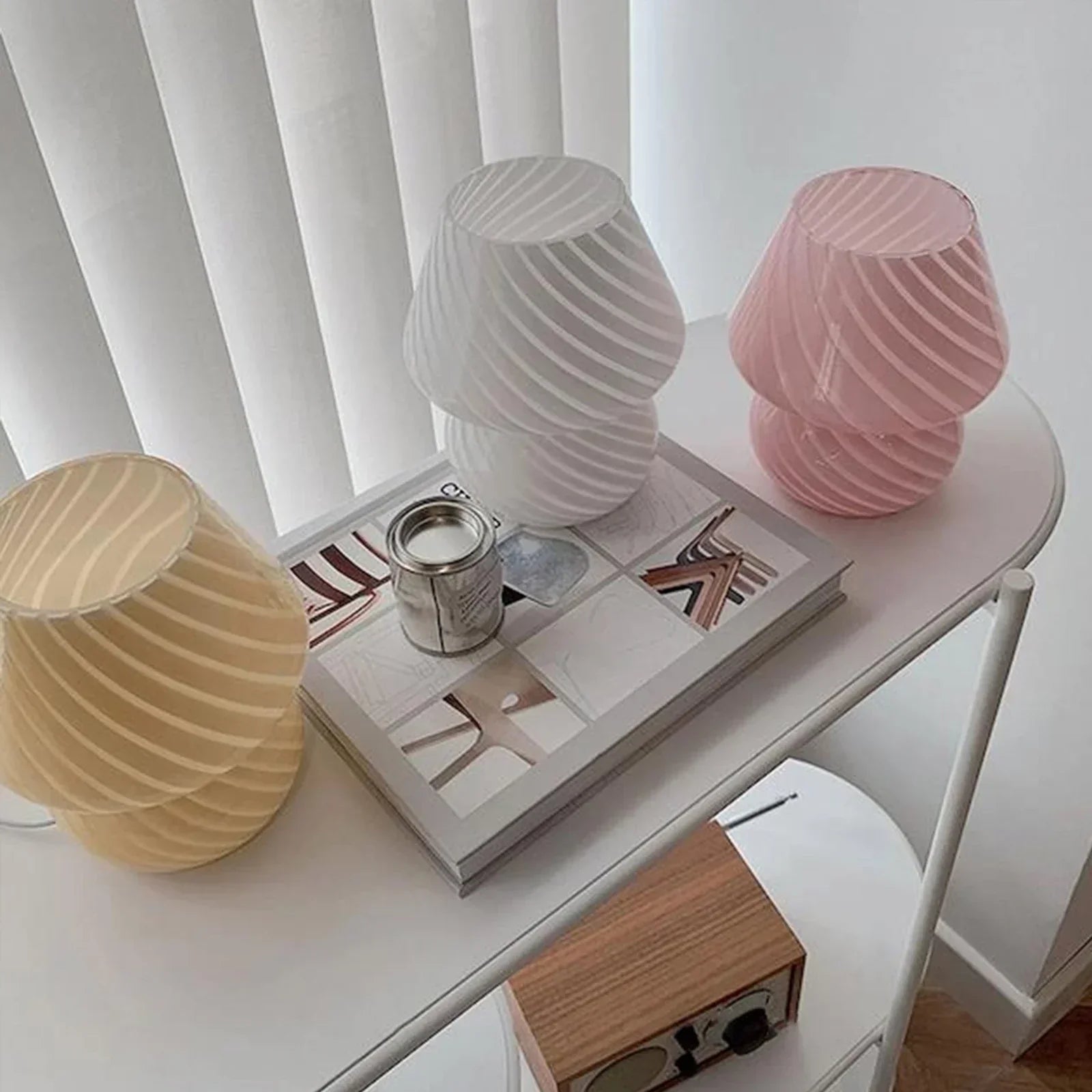 Taavita - Stylish Glass Table Desk Lamp with Elegant Design