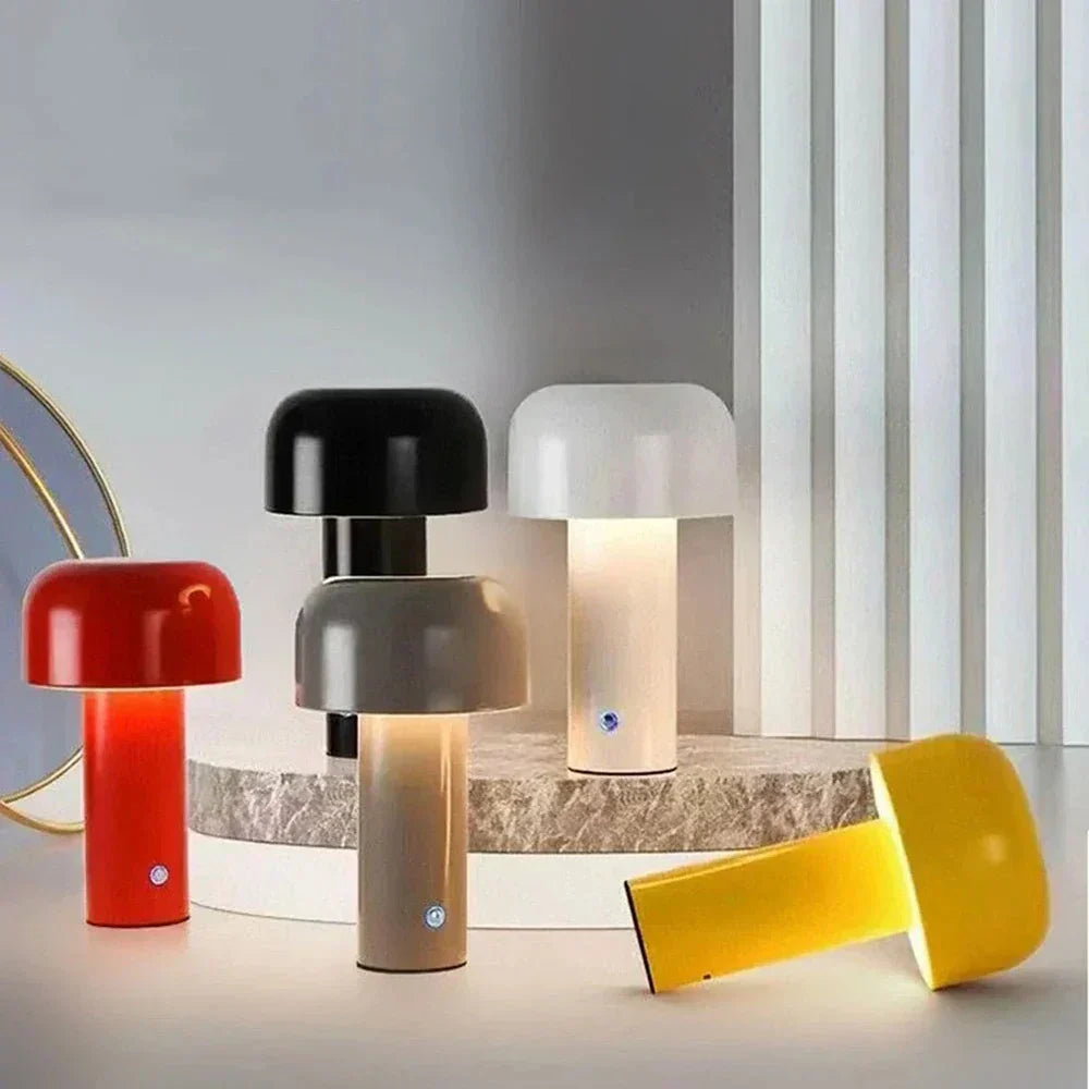 Portable USB Rechargeable LED Mushroom Light – Soft Glow Decorative Lamp