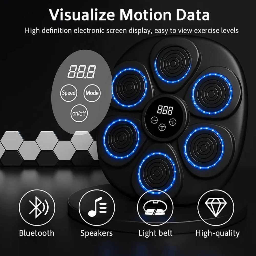 LED Reaction Training Wall Path for Musical Boxing Coach