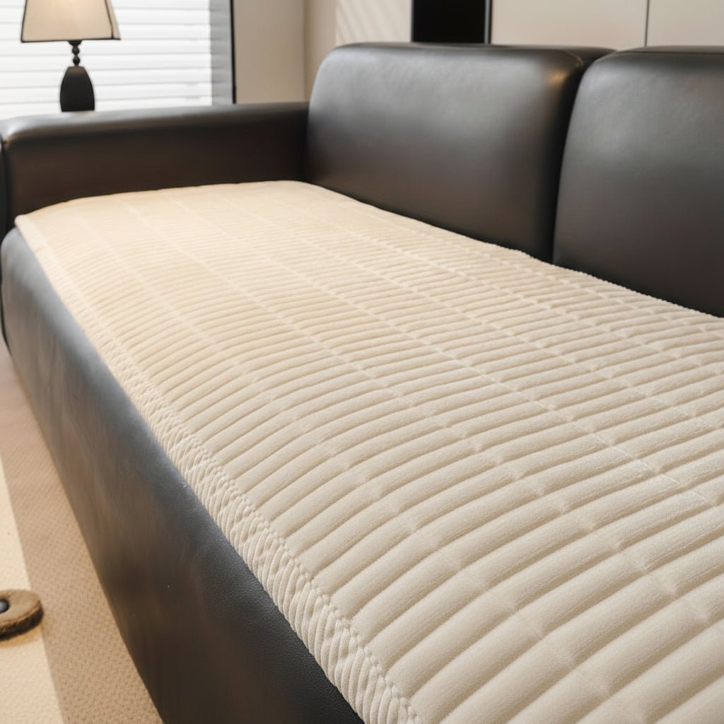 PlushGuard Quilted Microfiber Sofa Protectors for Elegant Defense