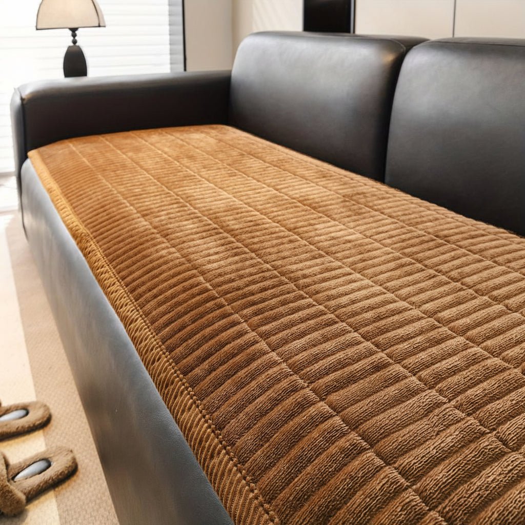 PlushGuard Quilted Microfiber Sofa Protectors for Elegant Defense