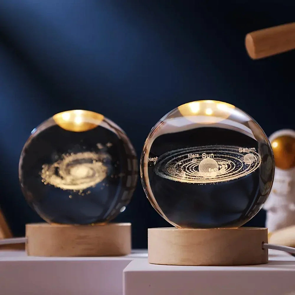 Celestial Glow 3D Planet Engraved LED Table Lamp