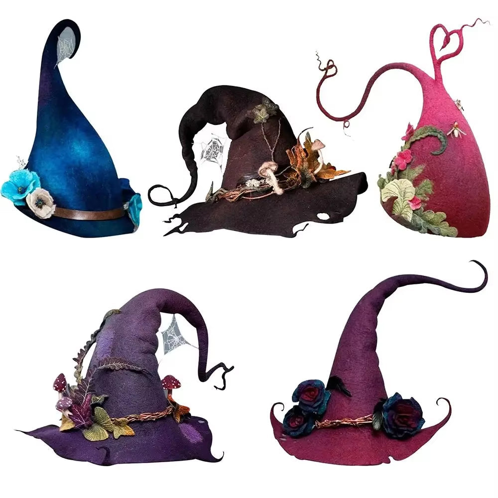 Enchanting Artisan Witch Hat for Spooky Celebrations