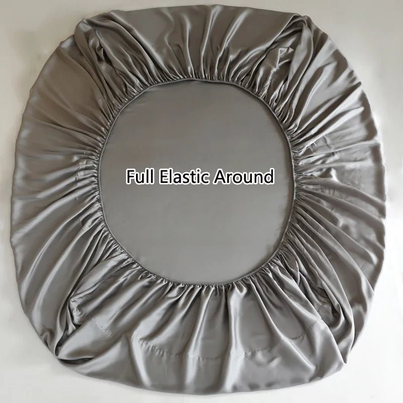 DreamEase Luxurious Mulberry Silk Cooling Fitted Sheet