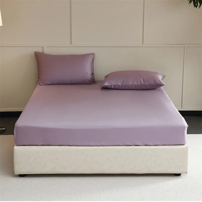 DreamEase Luxurious Mulberry Silk Cooling Fitted Sheet