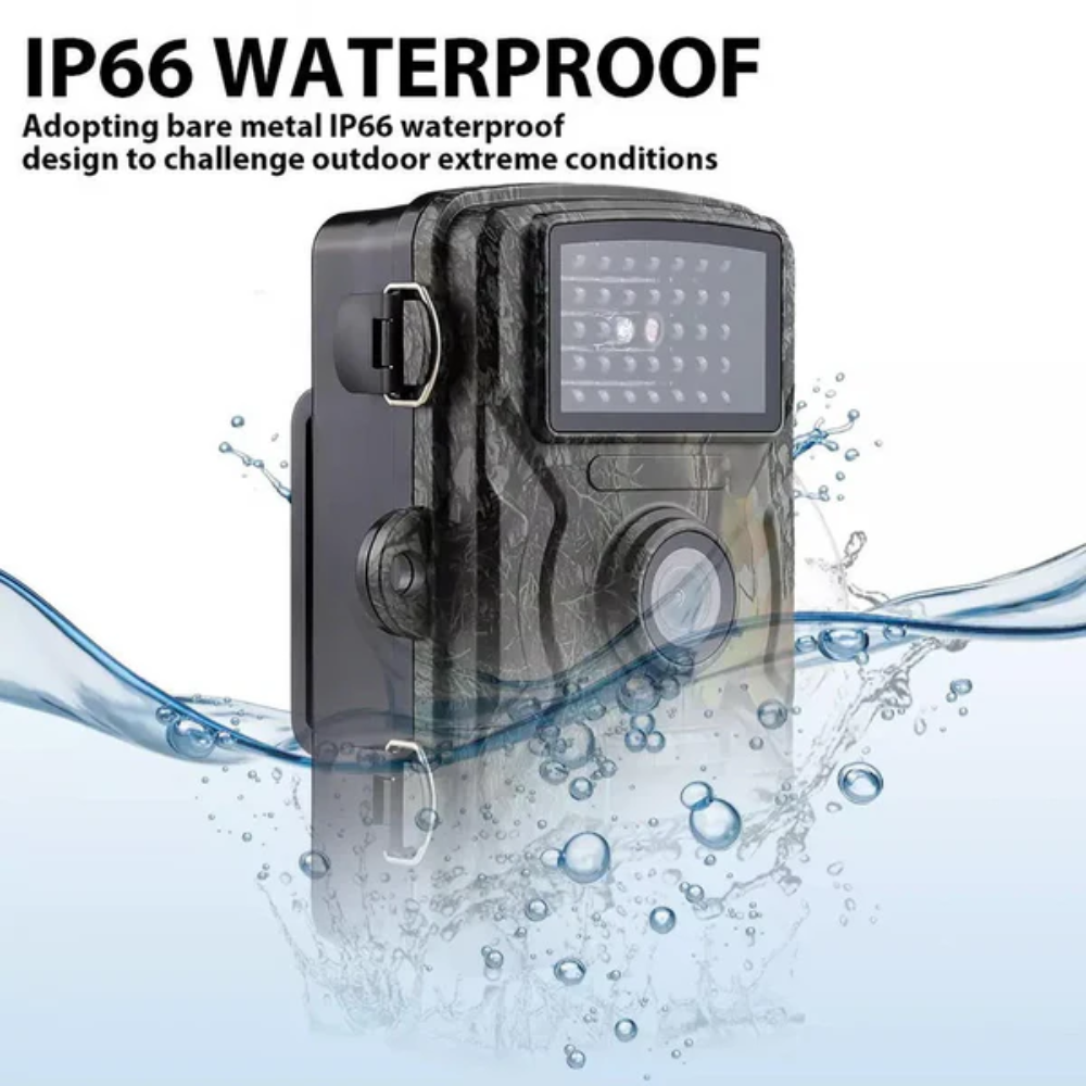 Outdoor Monitoring Trail Camera with Night Vision for Wildlife