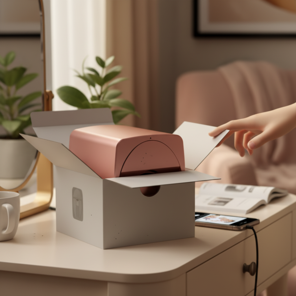 3D Nail Printer Machine with AI for Custom Designs in 40 Seconds
