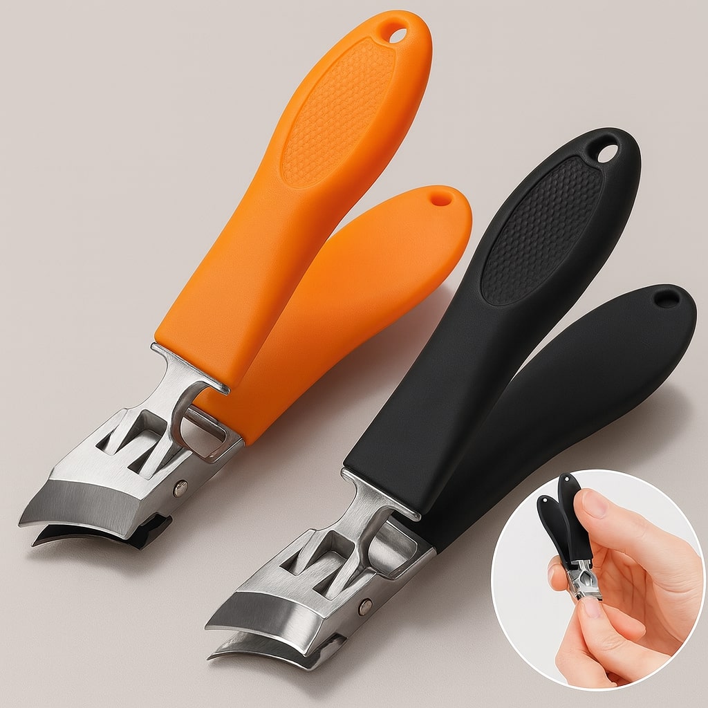 Effortless Nail Clippers with Built-in Splash Guard