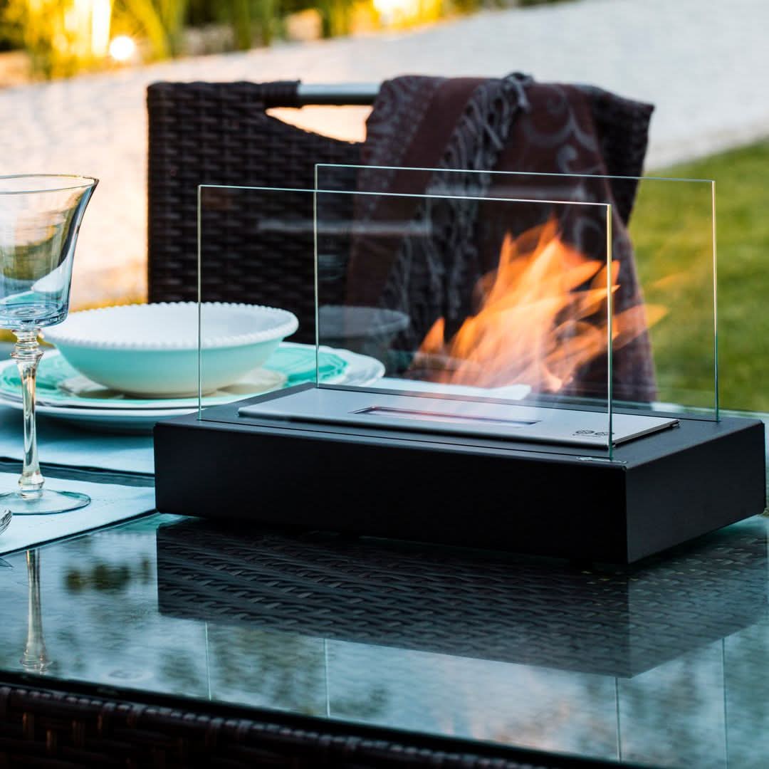 EmberVista Portable Bioethanol Tabletop Fireplace for All Spaces