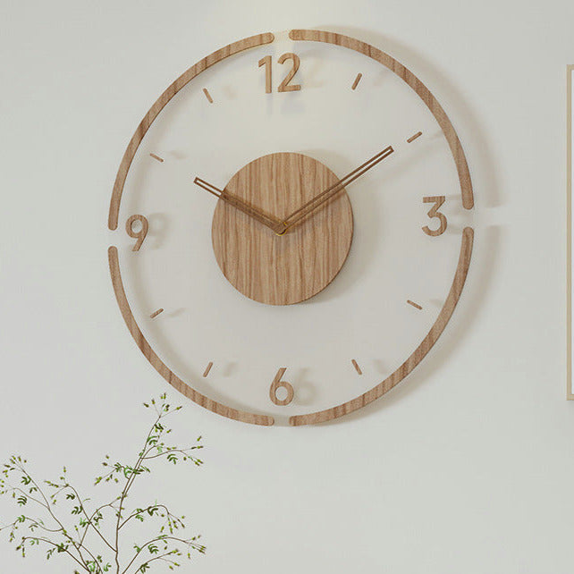 Silent Quartz Movement Wall Clock – Minimalist Design for Serene Spaces
