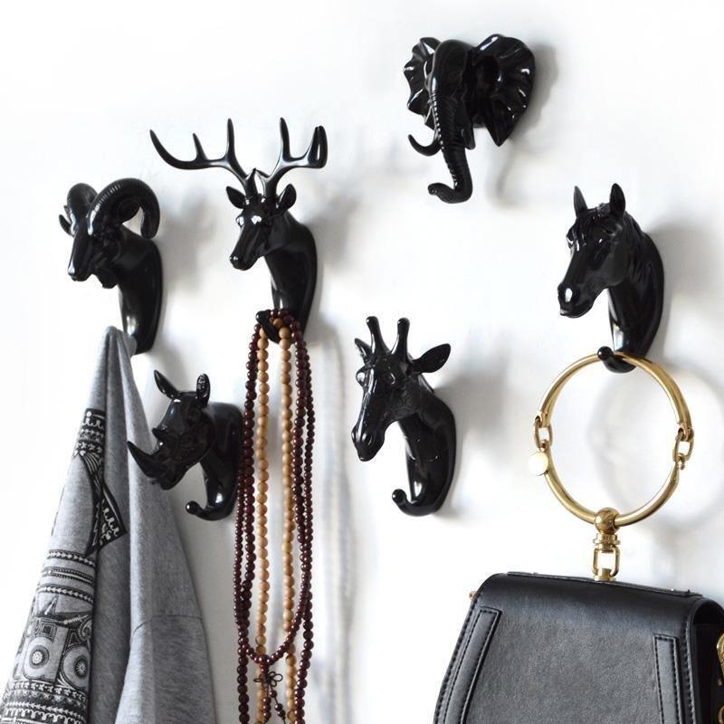 Animal Design Wall Hooks for Home Organization – Fun Key and Accessory Decor