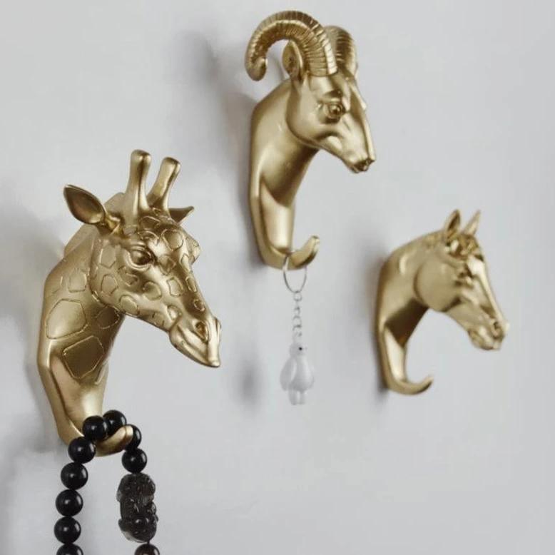 Animal Design Wall Hooks for Home Organization – Fun Key and Accessory Decor