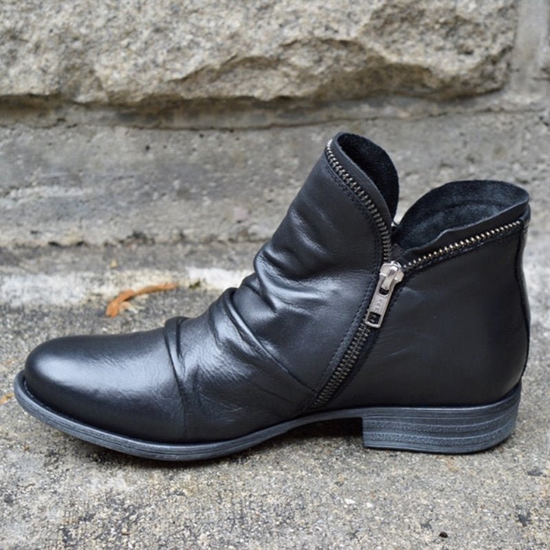 Women’s Ankle Boots | Comfort Technology & 3-Arch Support | Synthetic Leather | Warm & Dry Fit