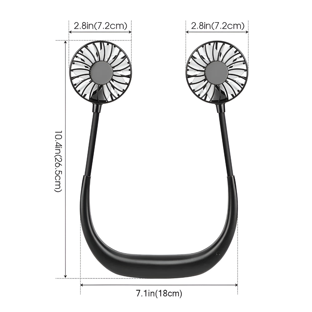 Hands-Free Cooling Neck Fan for Ultimate Comfort