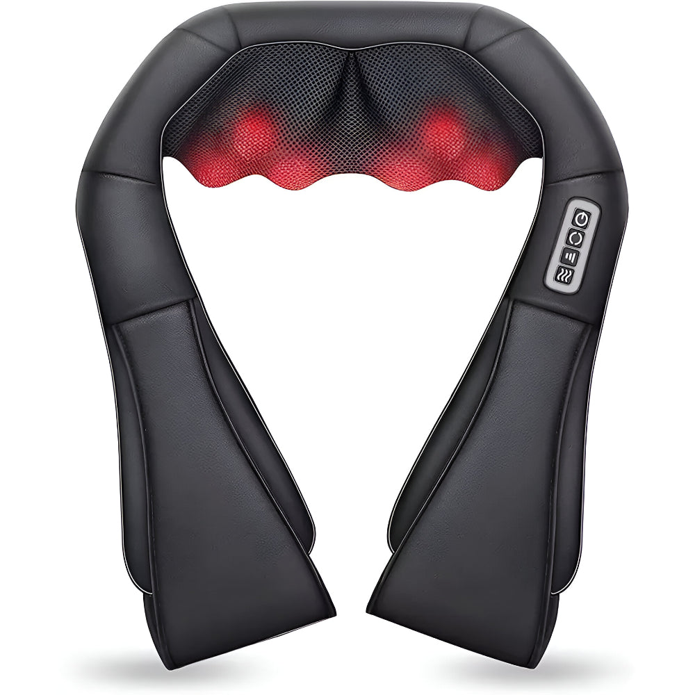 Soothing Shiatsu Neck and Back Massager for Home and Travel