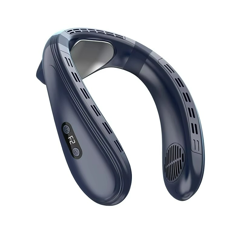 Portable Wearable Cooling Neck Fan with 360° Airflow - USB-C Rechargeable