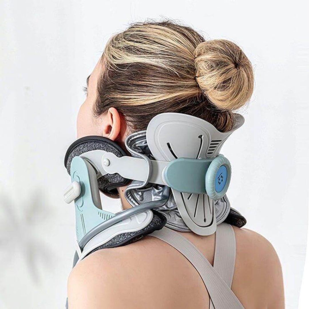 Adjustable Cervical Traction Device for Neck Pain Relief and Posture