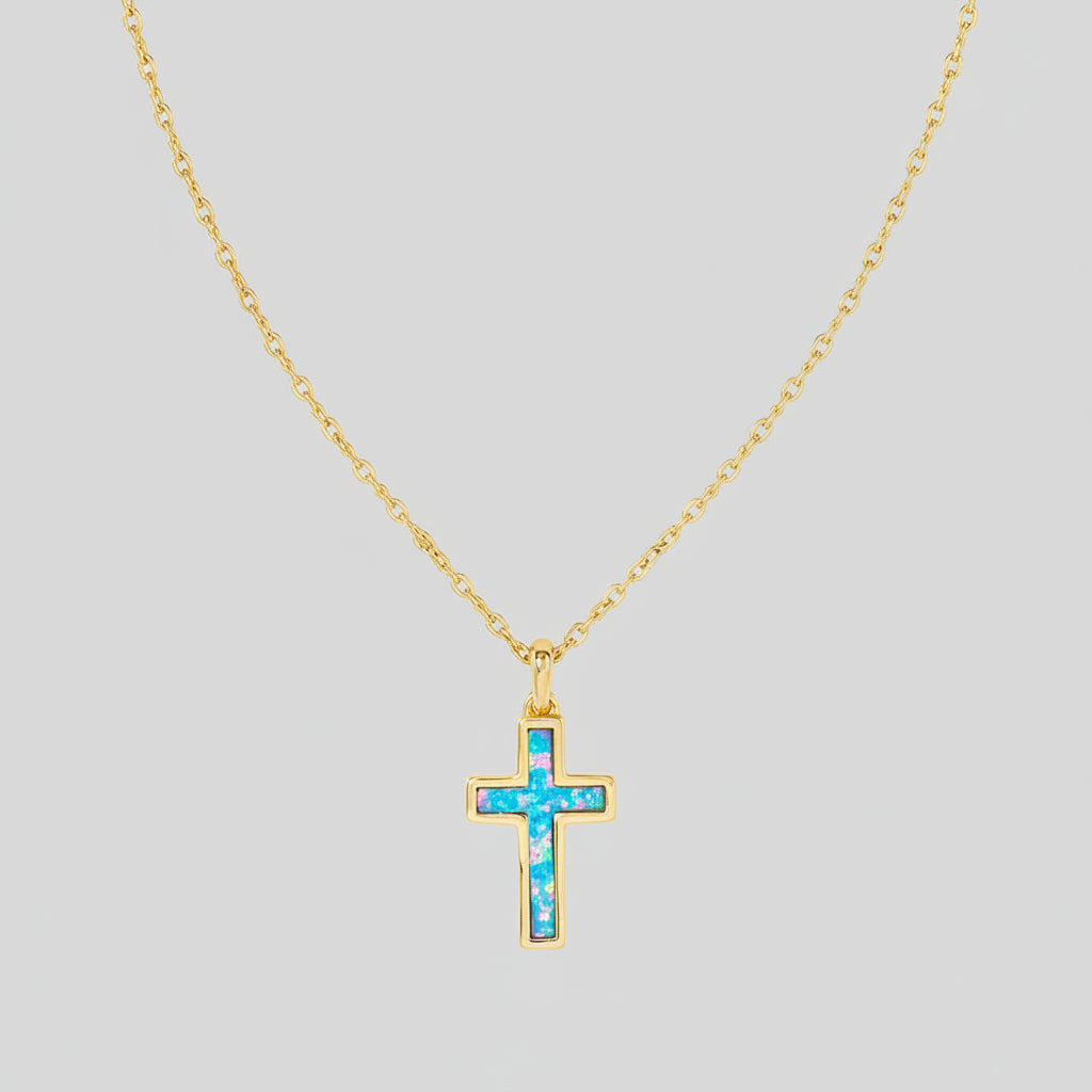 Timeless Gold Cross Necklace - A Thoughtful Gift for Mom