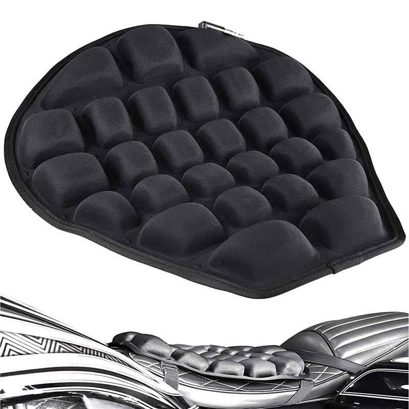 3D Motorcycle Cushion with Air Convection for Comfortable Long Rides