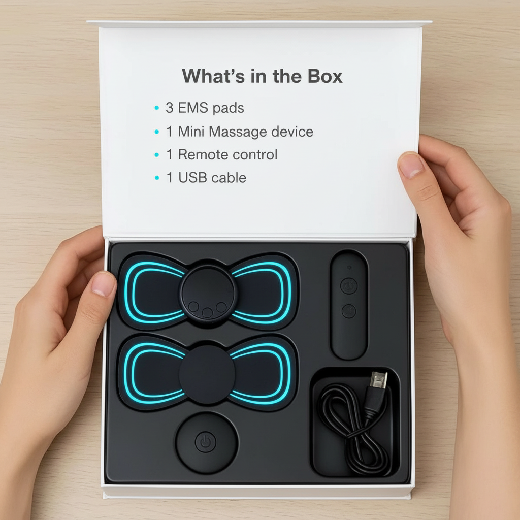Portable EMS Massage Pad for Sciatica Relief – Pain Management Aid