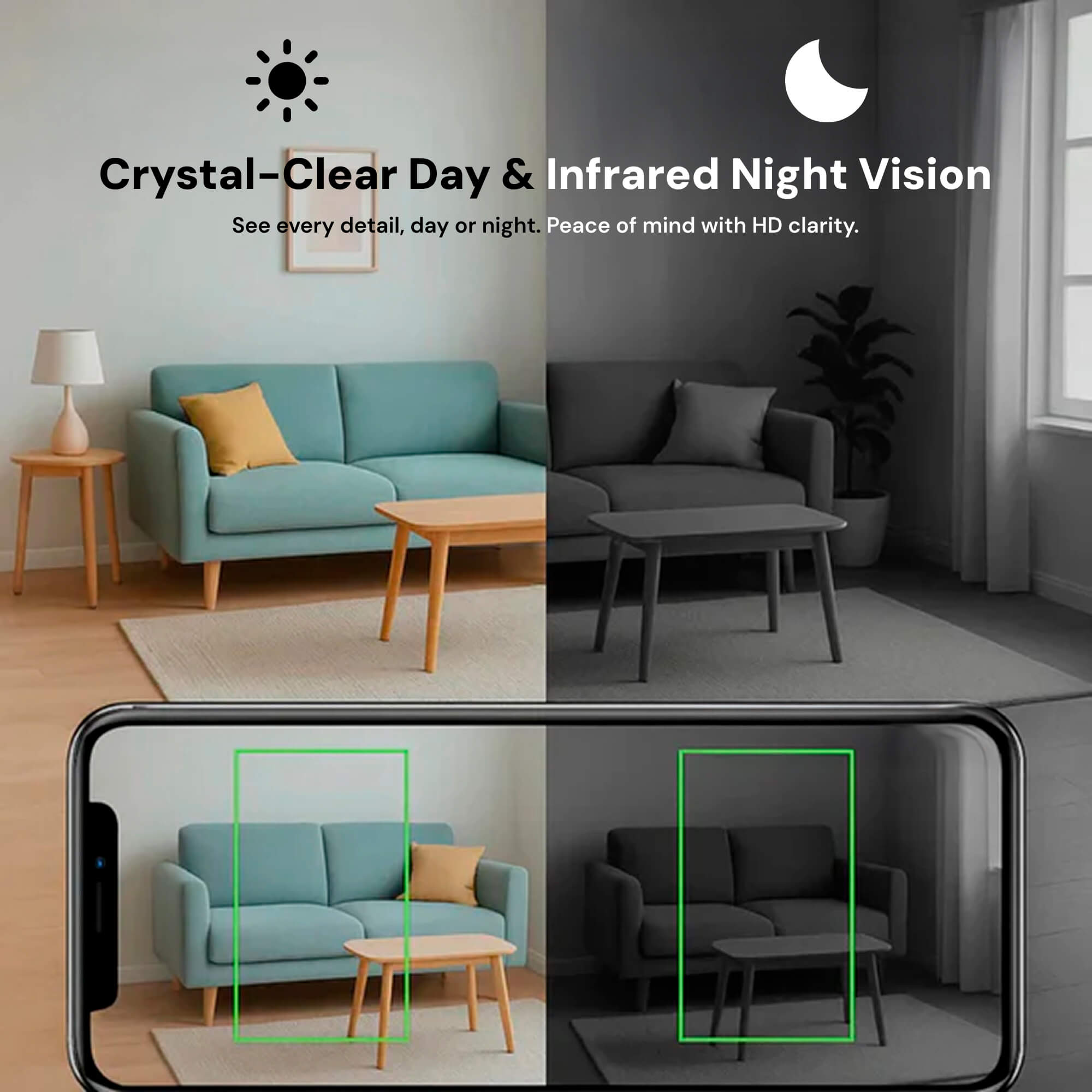 Smart Mini WiFi Camera with 1080P HD, 140° Wide Angle, Night Vision, and Motion Alerts