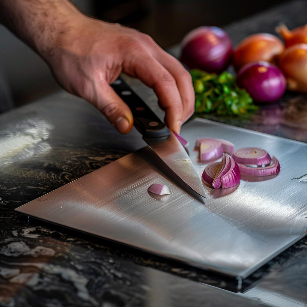 Durable Titanium Cutting Board with Antibacterial Properties