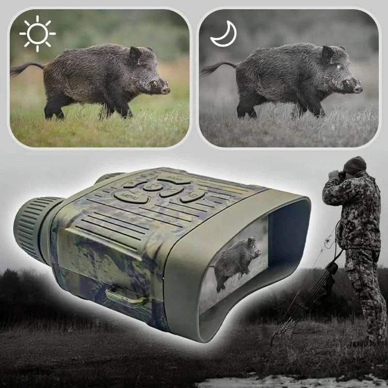 NightSight Pro Binoculars: 300m Range with Recording Feature