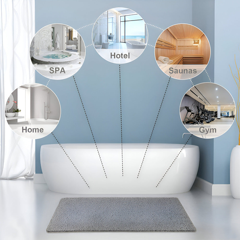 Secure Comfort Bath Mat for Showers and Tubs