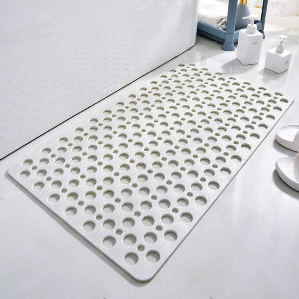 Mold-Resistant Shower Mat with Suction Cups | Non-Slip Bathroom Mat