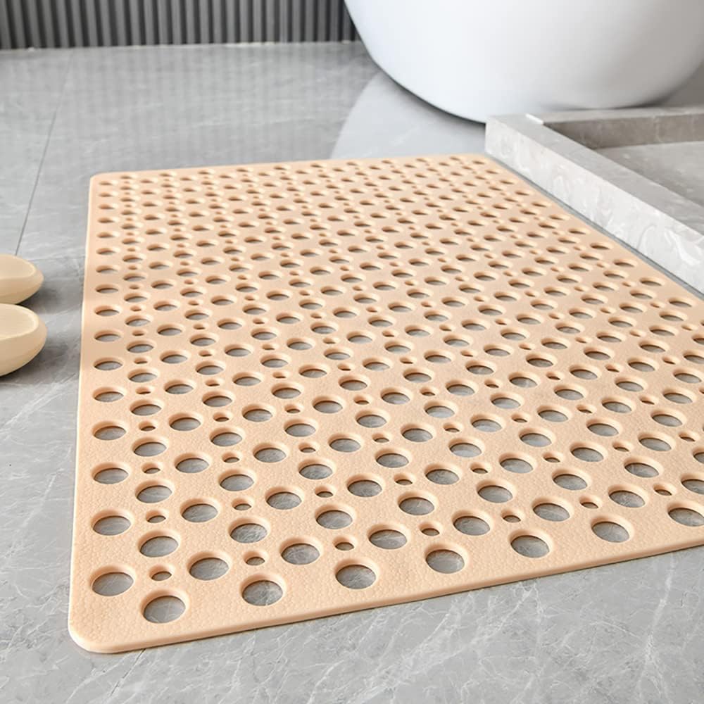 Secure Bath Mat with 100 Grip Cups & 250 Drainage Openings