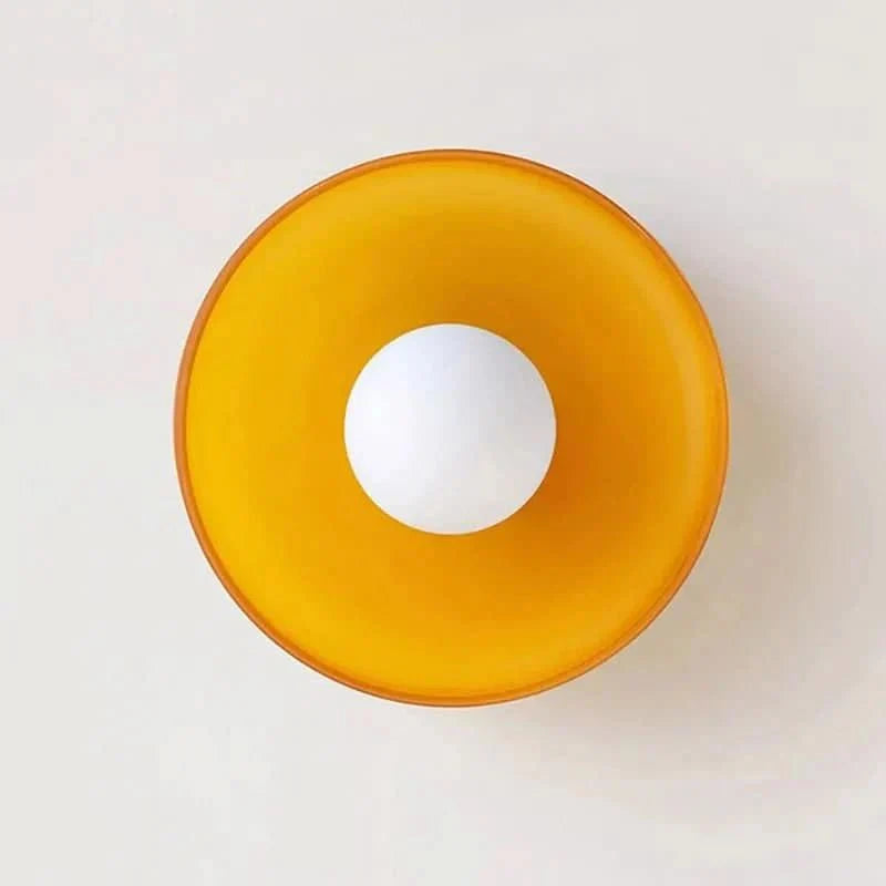 LumiAura Scandinavian Glass Ceiling Light for Elegant Spaces