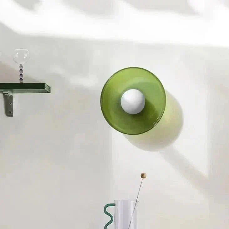 LumiAura Scandinavian Glass Ceiling Light for Elegant Spaces