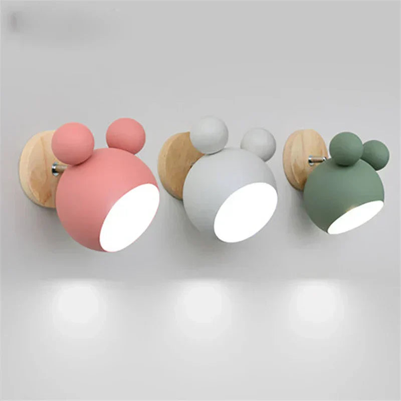 WhimsyGlow Kids Room Wall Light – Playful Character Design