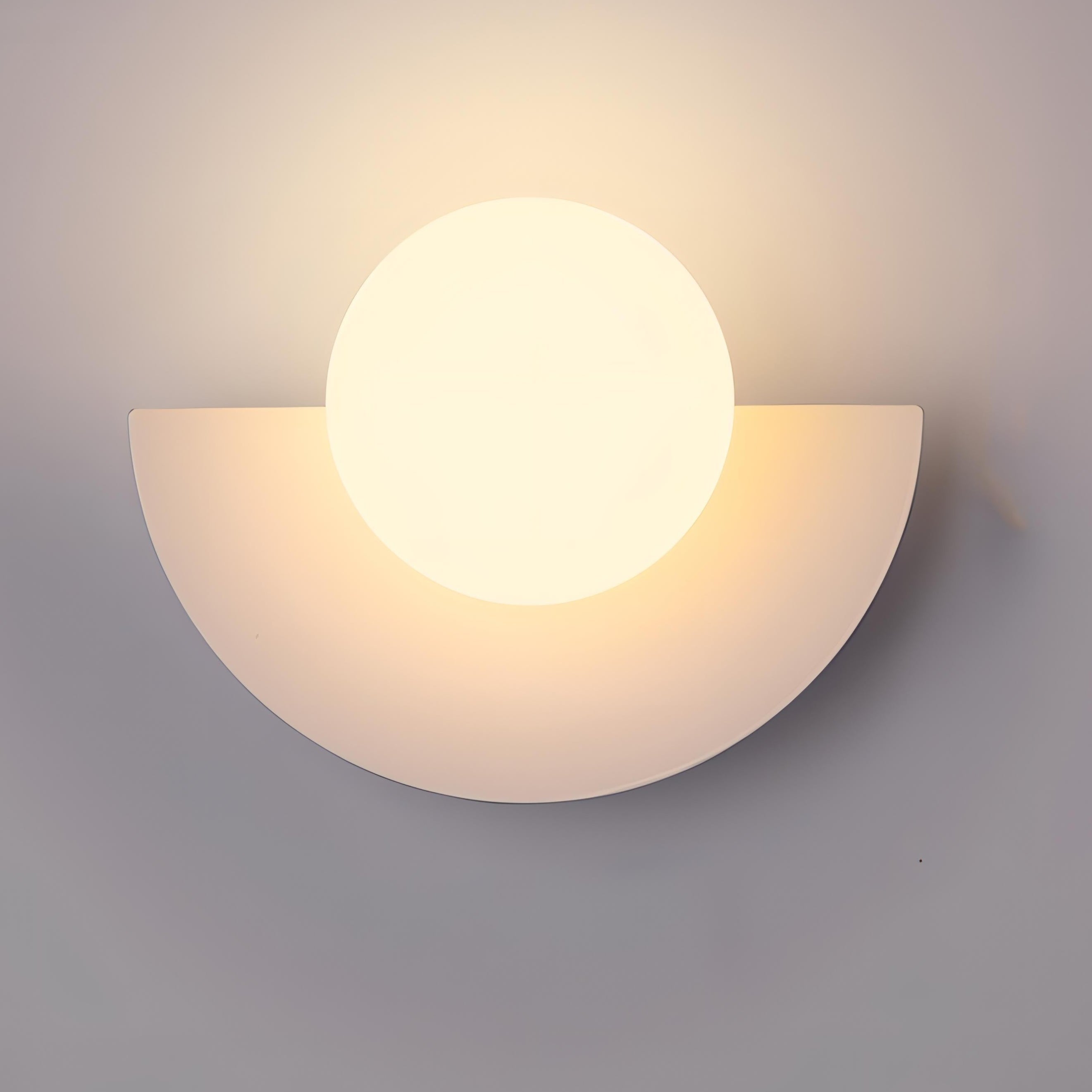 Stylish Semicircular Wall Light Fixture