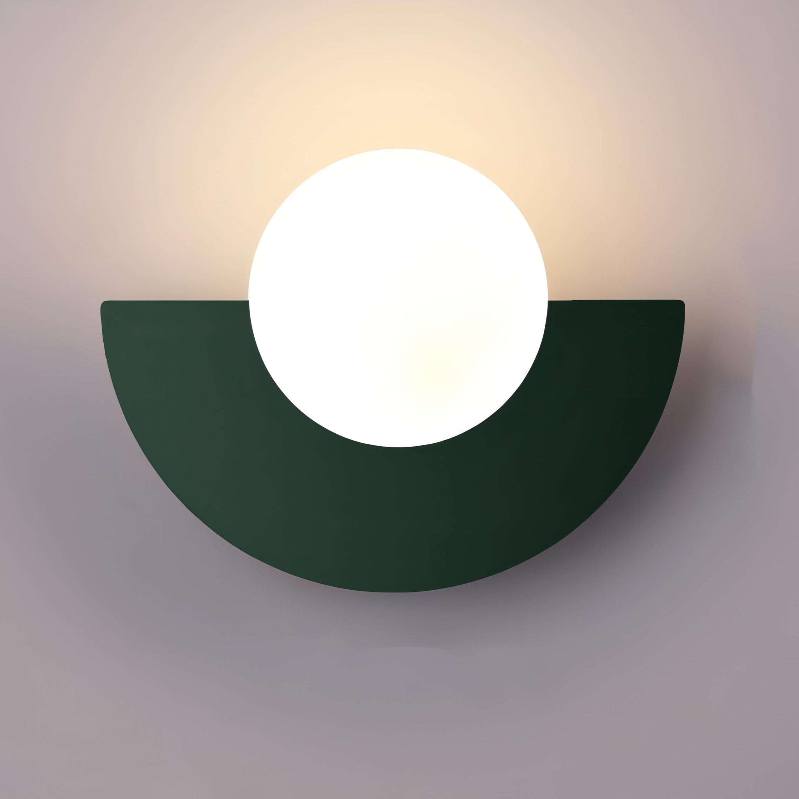 Stylish Semicircular Wall Light Fixture