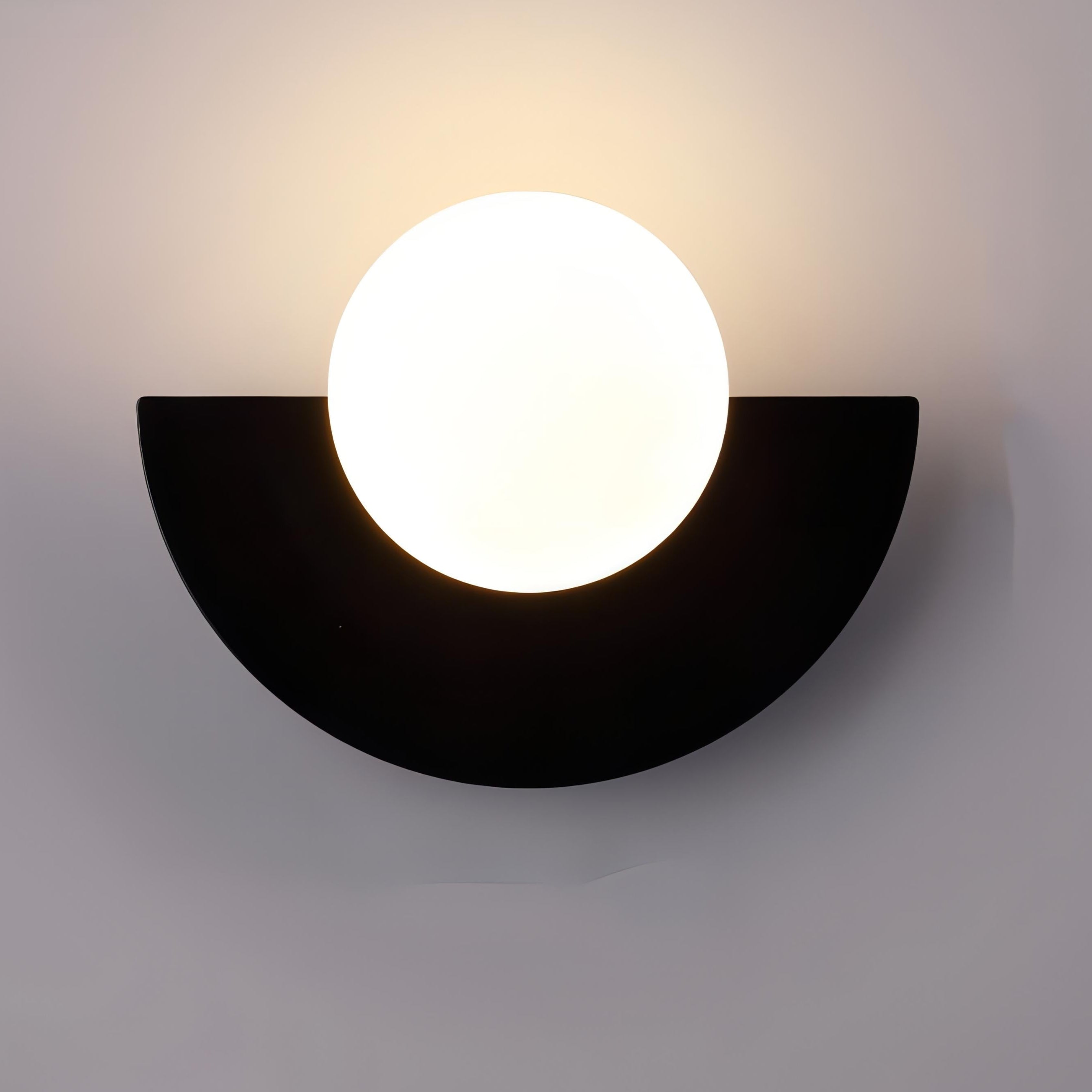 Stylish Semicircular Wall Light Fixture
