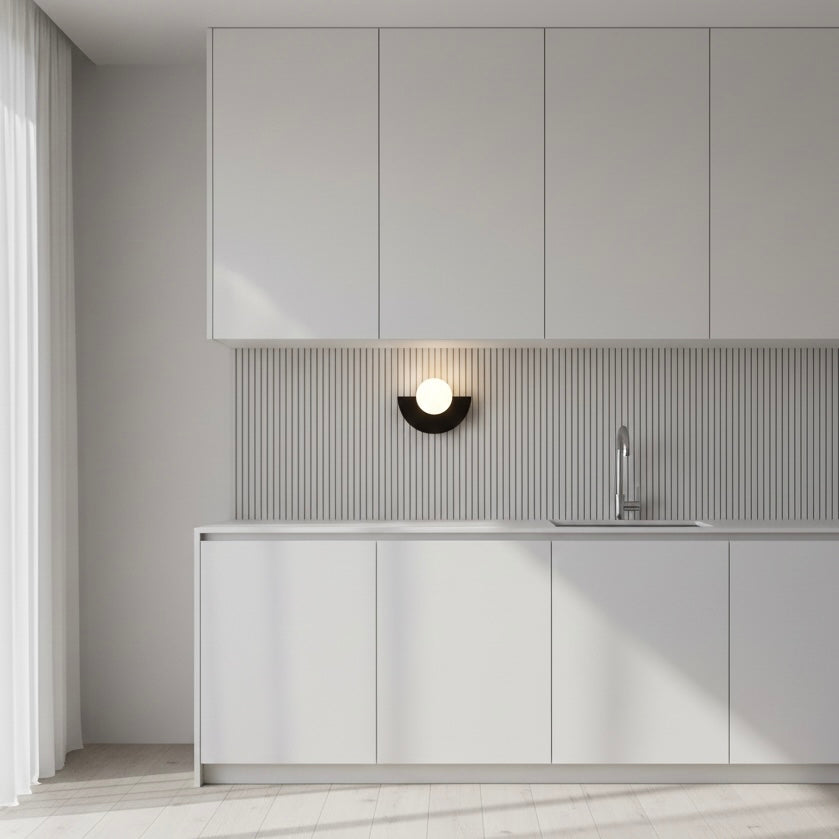 Stylish Semicircular Wall Light Fixture