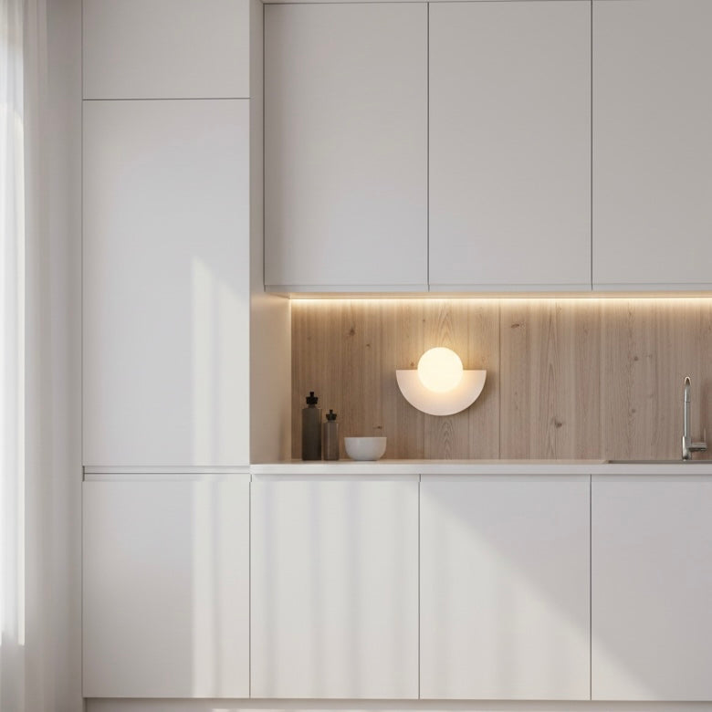 Stylish Semicircular Wall Light Fixture